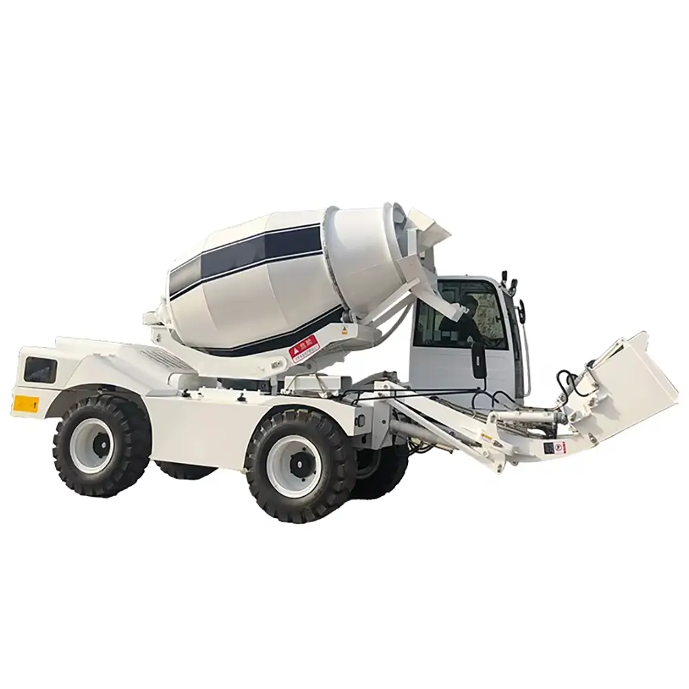 Concrete Cement Mixer Truck with 270 Degree Rotation Self-Loading 3.5 4.0 5.5 Cubic