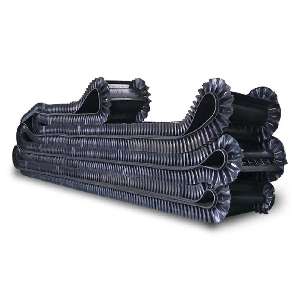 Corrugated Sidewall Conveyor Belting With Cleats
