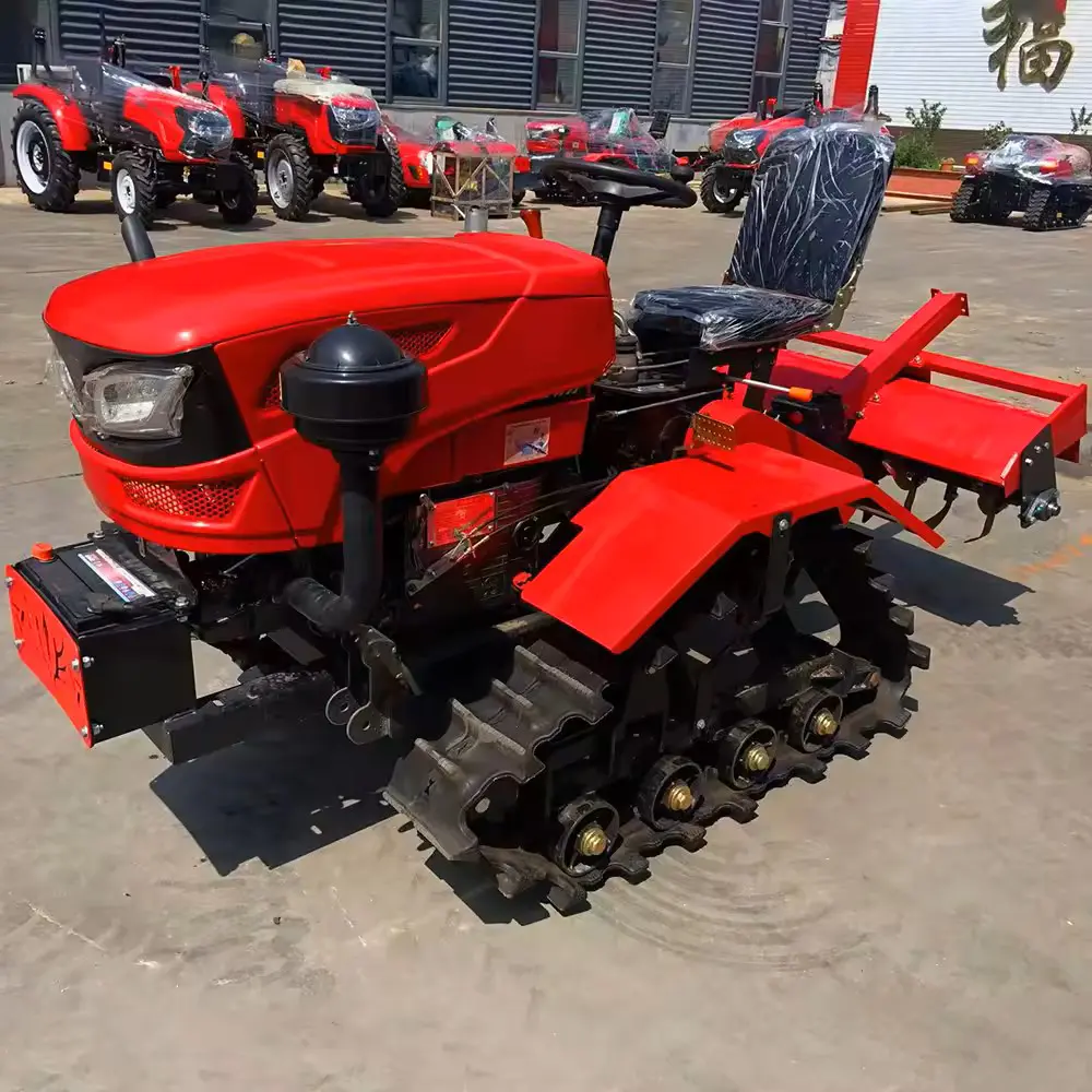 Tracked Tractor With Blade