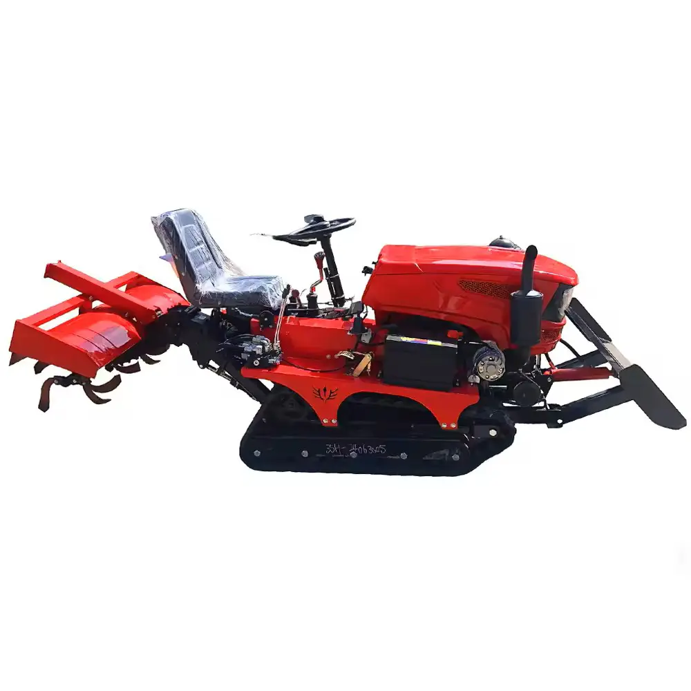 Crawler Tractor With Bulldozer