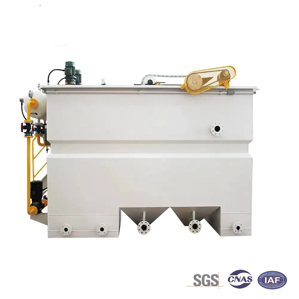 Dissolved Air Flotation Machine Food Factory Oil Sewage Treatment Equipment / DAF