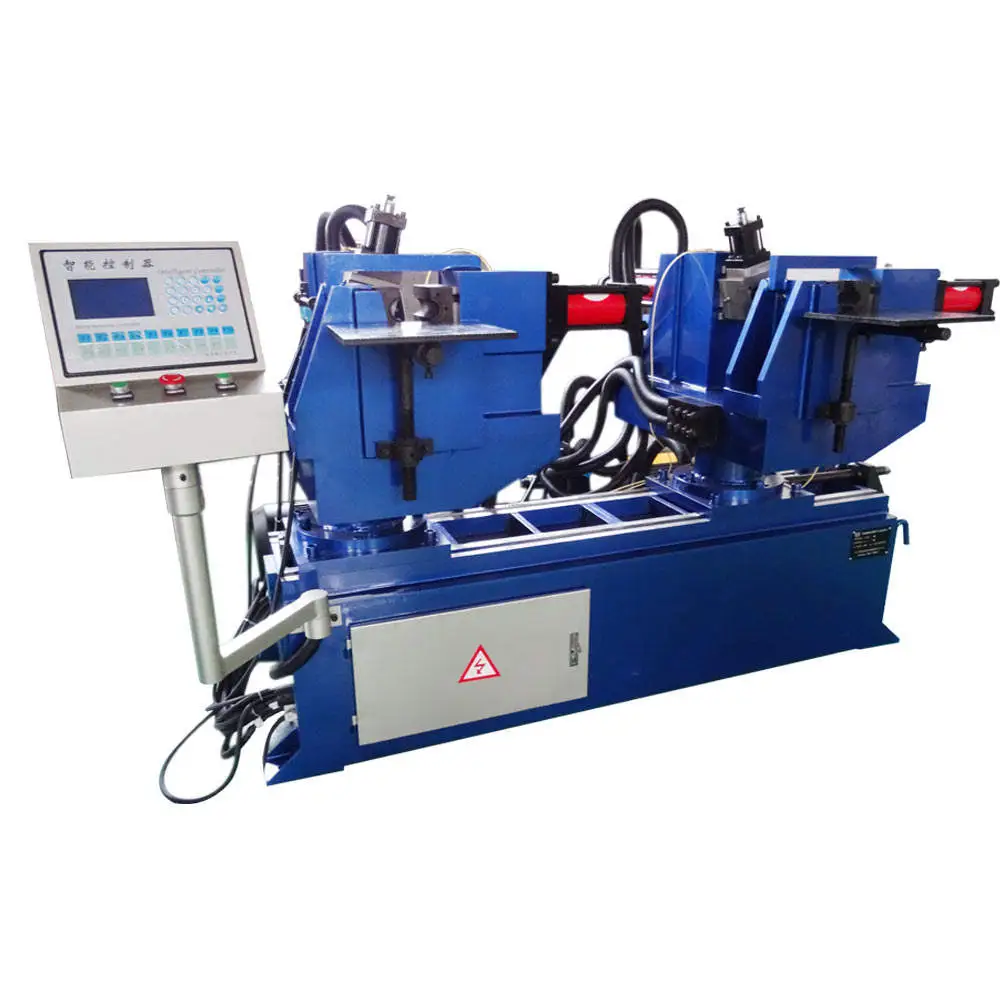 Double Heads Stainless Steel Pipe End Forming and Punching Hole Machine for Trampoline