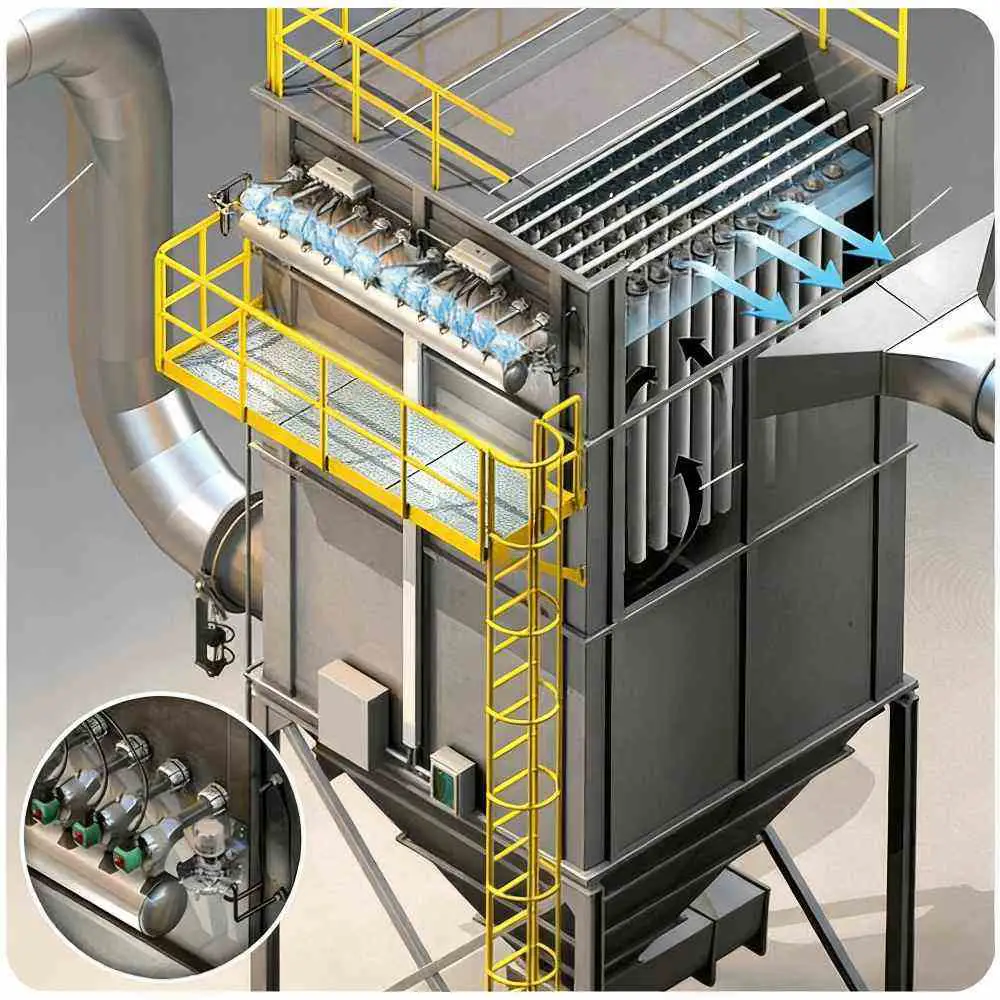 Industrial Dust Control Equipment for Material Handling