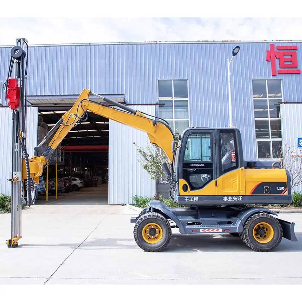 Excavator Drilling Machine