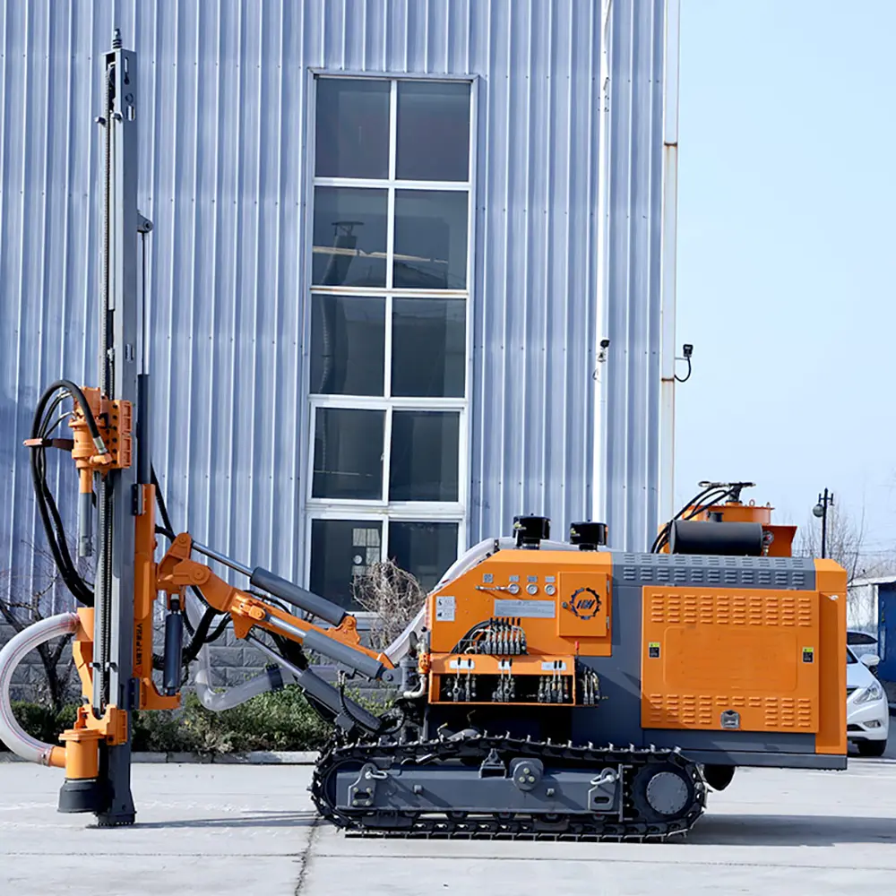 Integrated DTH Surface Drill Rig