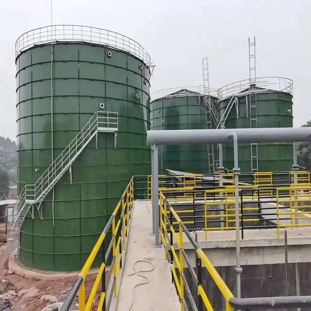 Enamel Anaerobic Reactor Biogas Assembly Tank