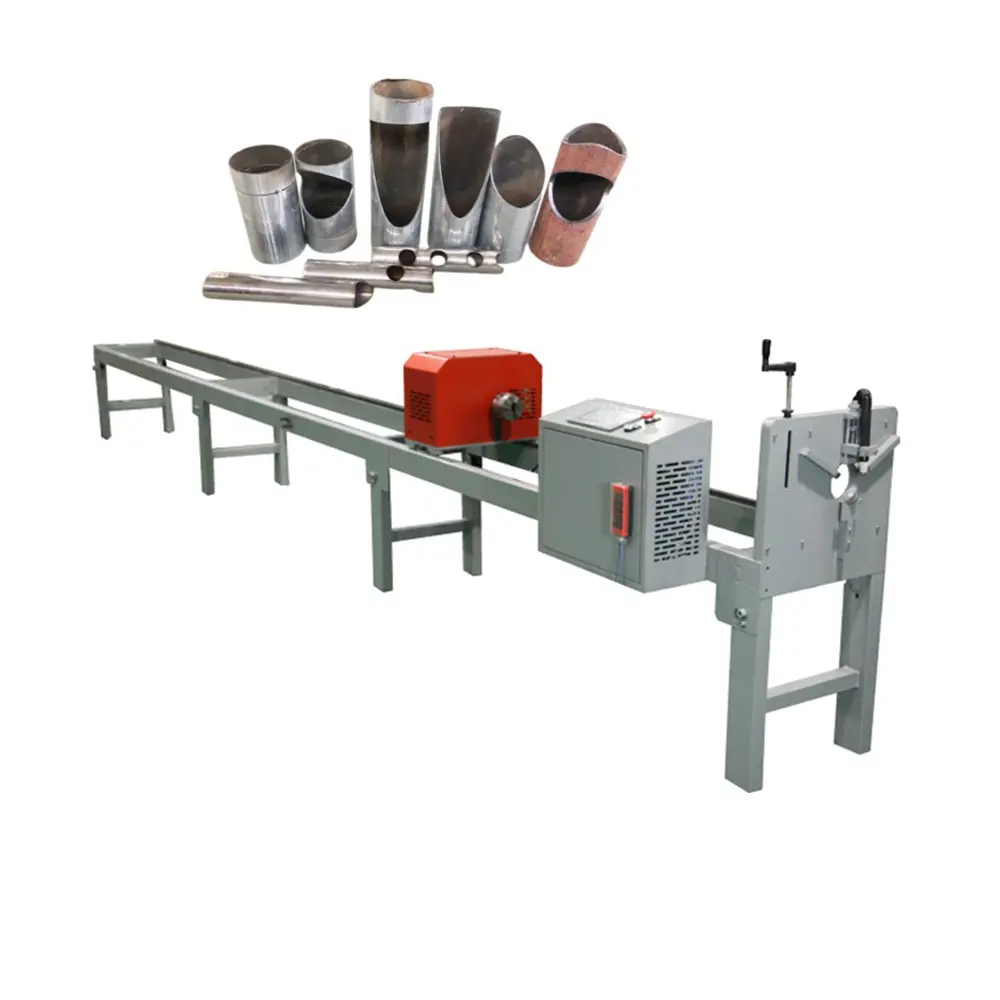 Feeding 6 Meters Simple Plasma Pipe Cutting Machine