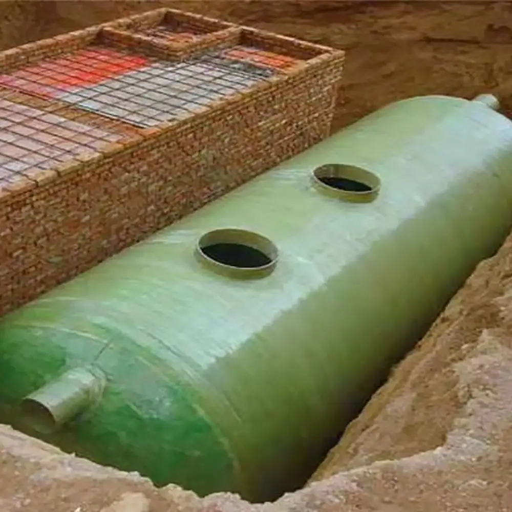 Underground Fiberglass Sewage Treatment System