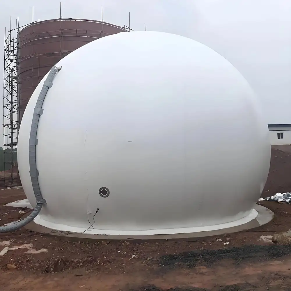 Double Membrane Biogas Storage System