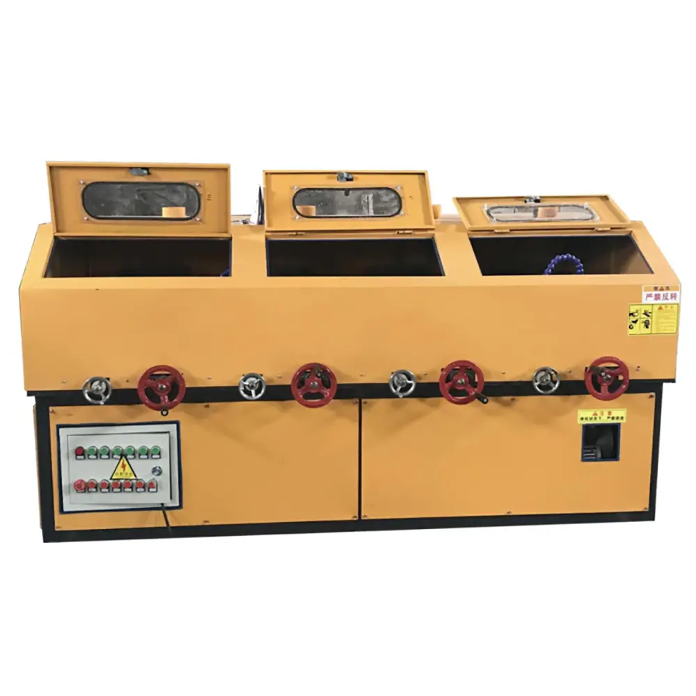 Four Station Pipe Polishing Machine