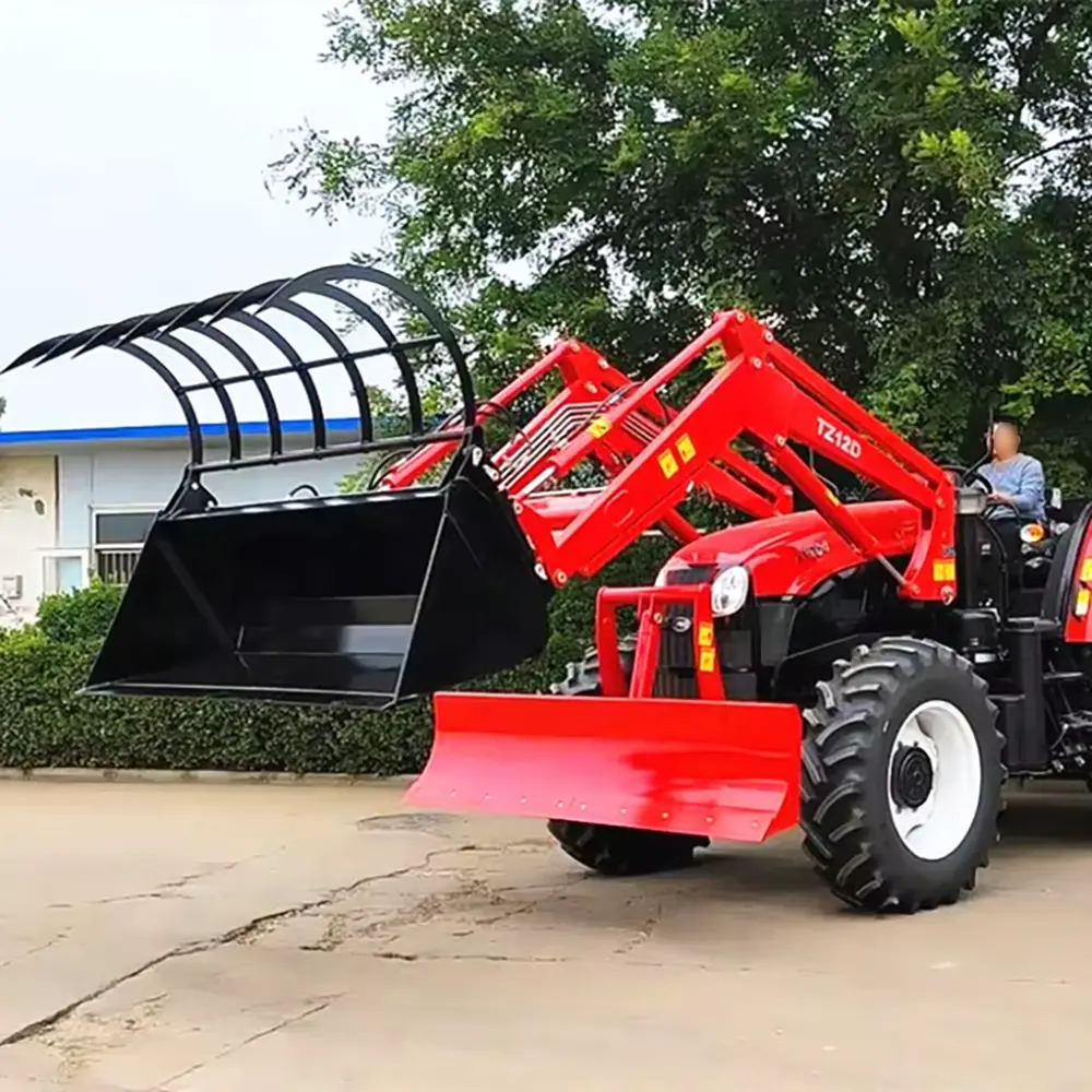 Front Loader Grapple Bucket Attachment for Tractor