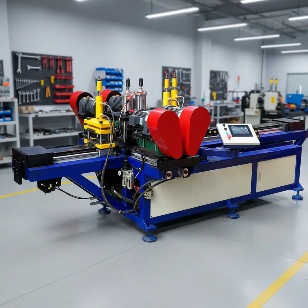 Full Automatic CNC Bench Drilling Machine with Angle Steel Punching Function Max 40mm Drilling Capacity