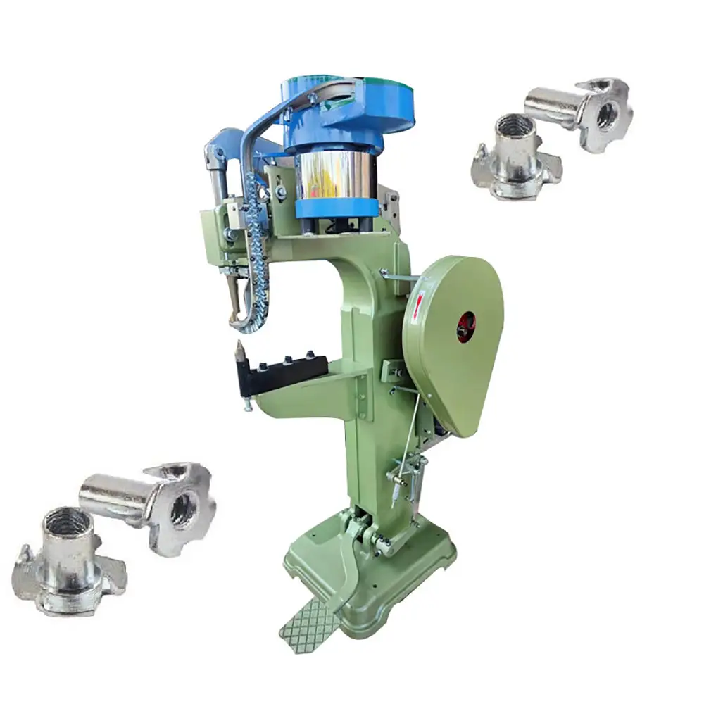 Furniture Bifurcated Four Claw Nuts T Nut Riveting Machine