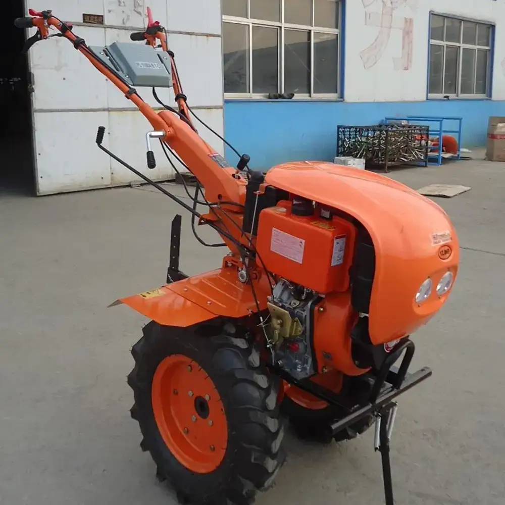 Gas Power Garden Tractor Agricultural Rotary Cultivator Tiller