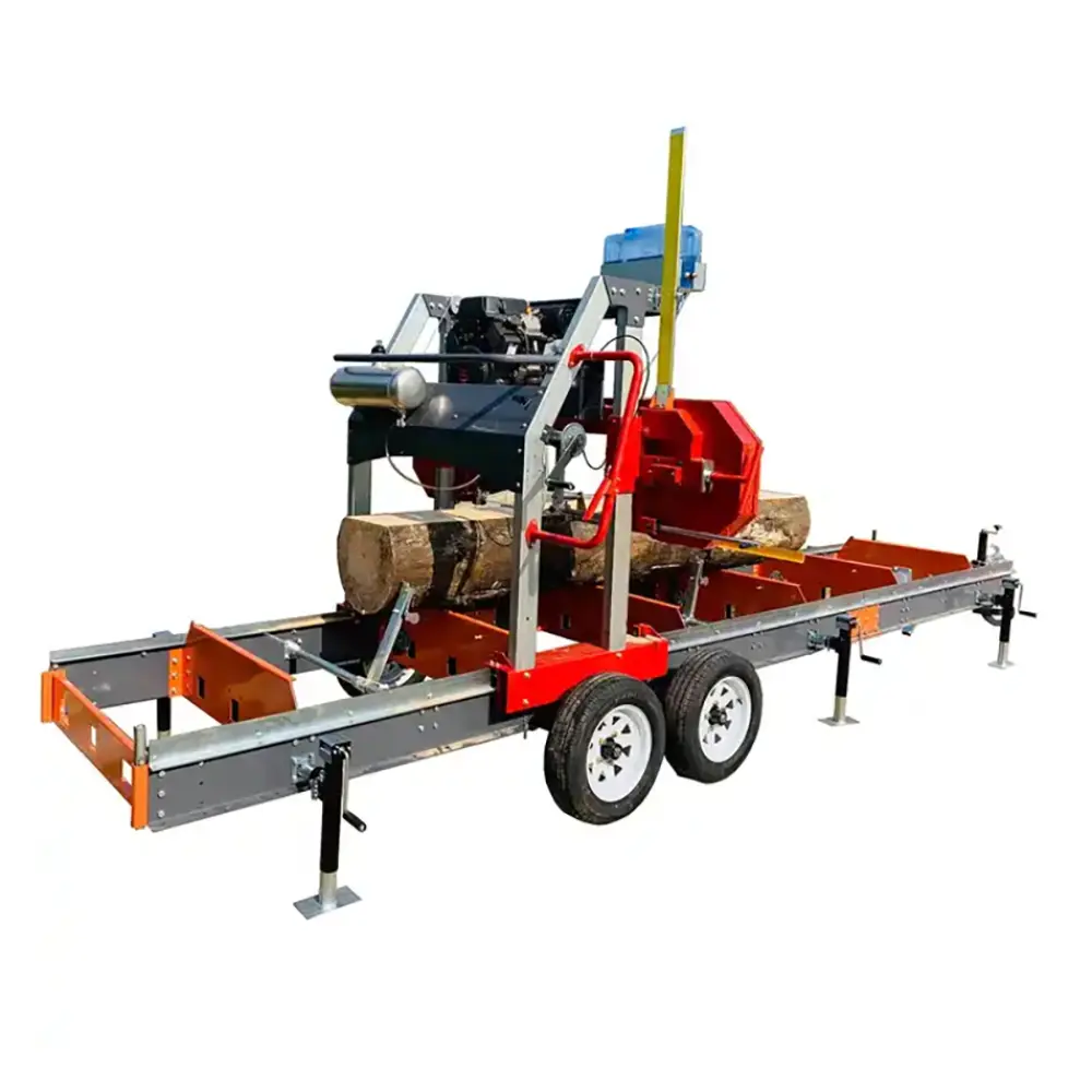 Gasoline Engine 26 inch Multi-blade saws for Wood Portable Forestry Machine For retail Band Saw Mill 