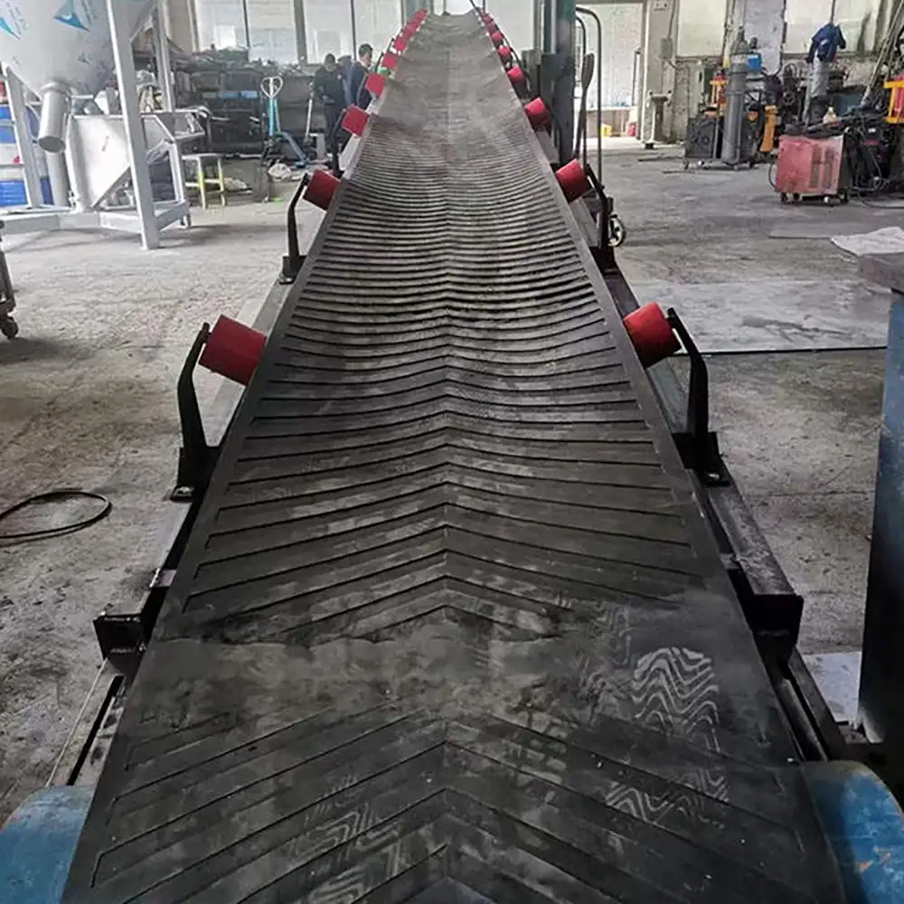 Sand And Dirt Rubber Conveyor Belt