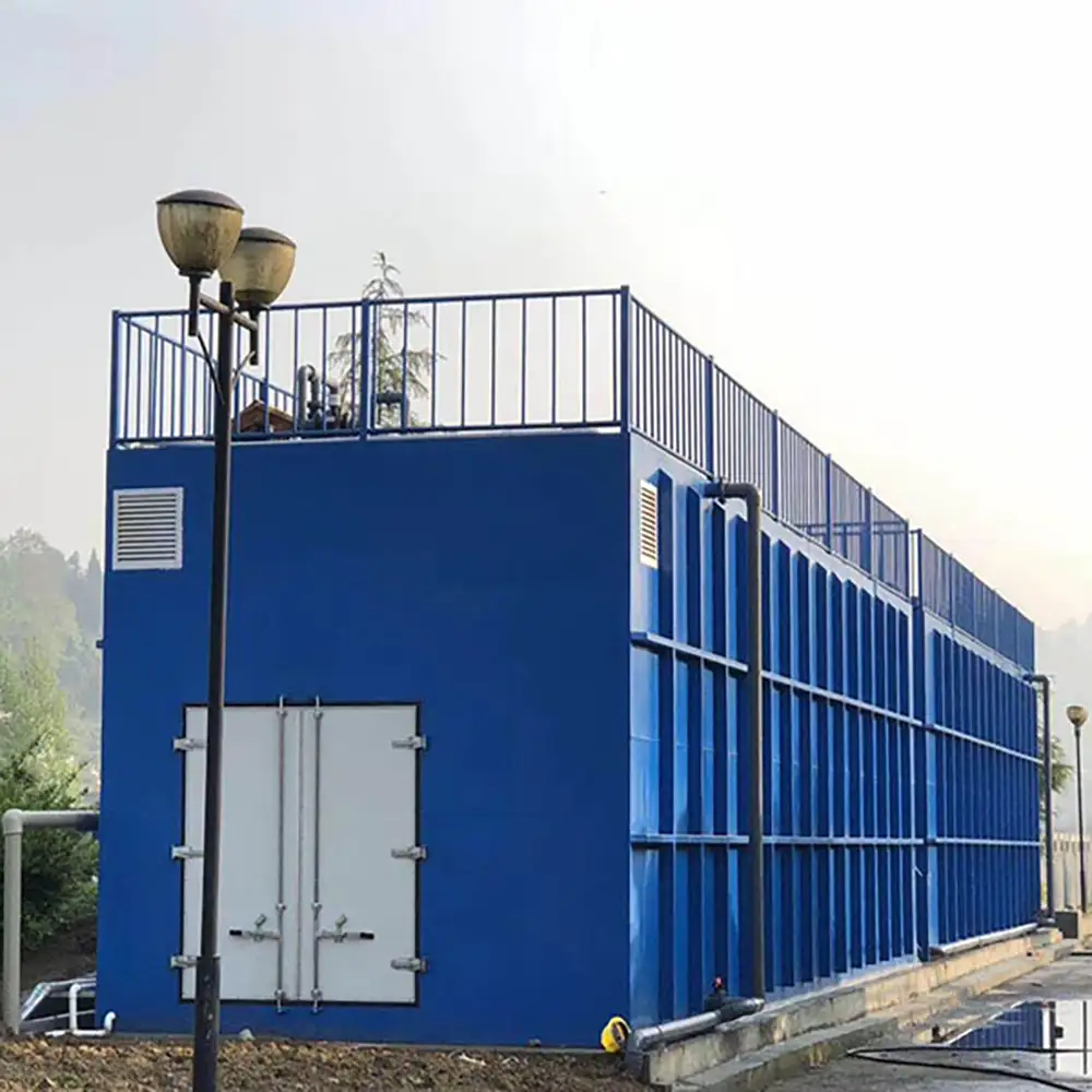 Above-Ground Biological Wastewater Treatment System