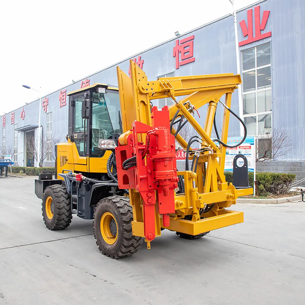 Loader Mounted Pile Driver