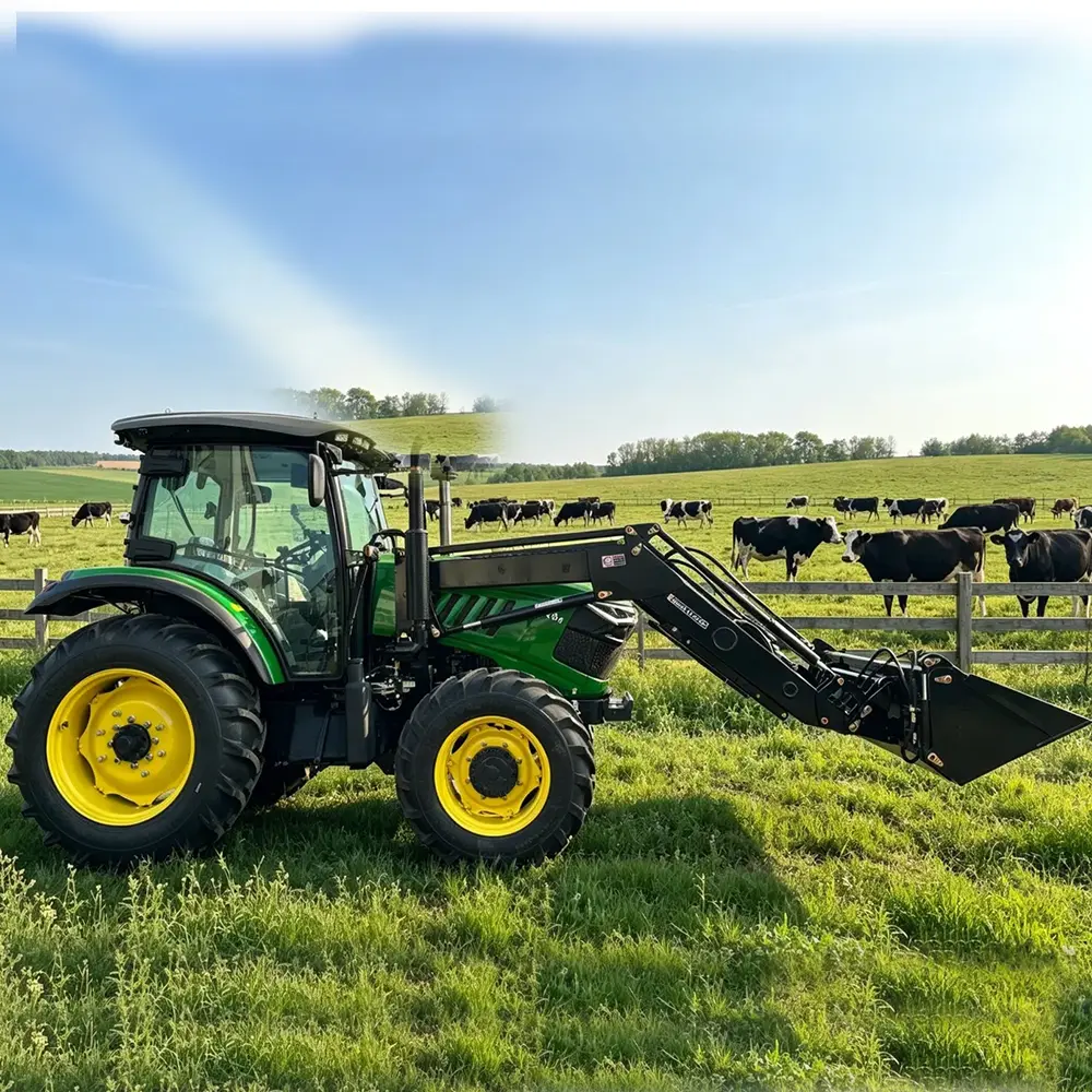 Heavy Duty TB Chassis 55–80HP Tractor with Front Loader