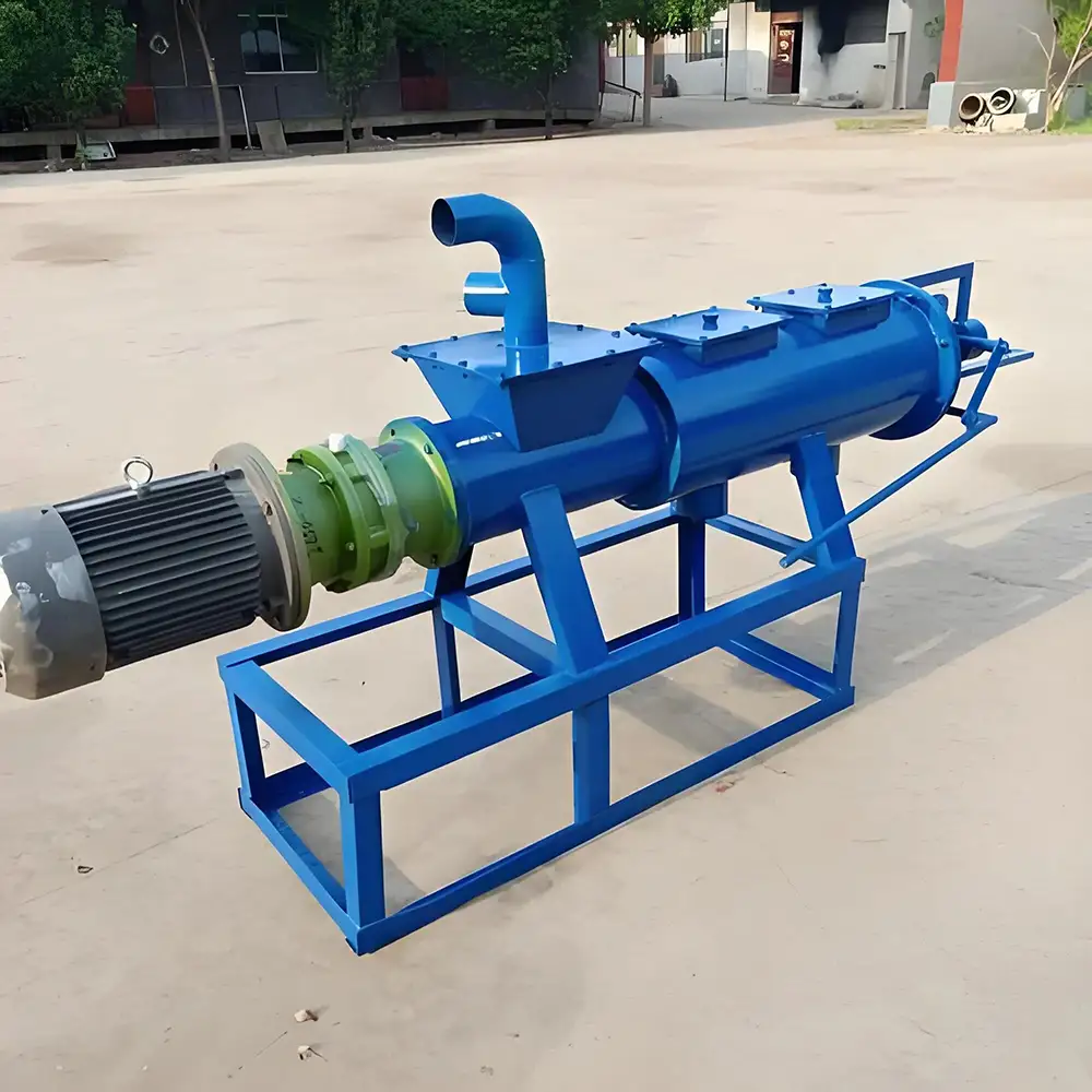 Horizontal Screw Sludge Dewatering Machine
