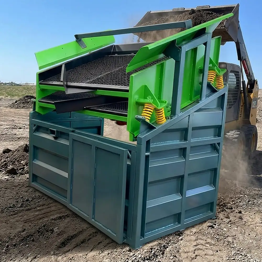 High Frequency Vibration Screen, High Performance Industrial Cement Vibrating Screen
