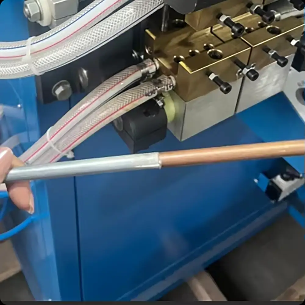 HVAC & AC Copper-Aluminum Pipe Butt Welding Machine - Refrigerant Line Dedicated Equipment