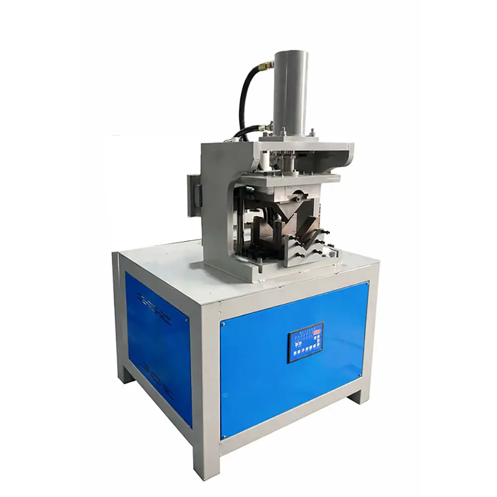 Hydraulic Automatic Punching and Flattening Machine for Metal Pipes Tube Hole Making Equipment