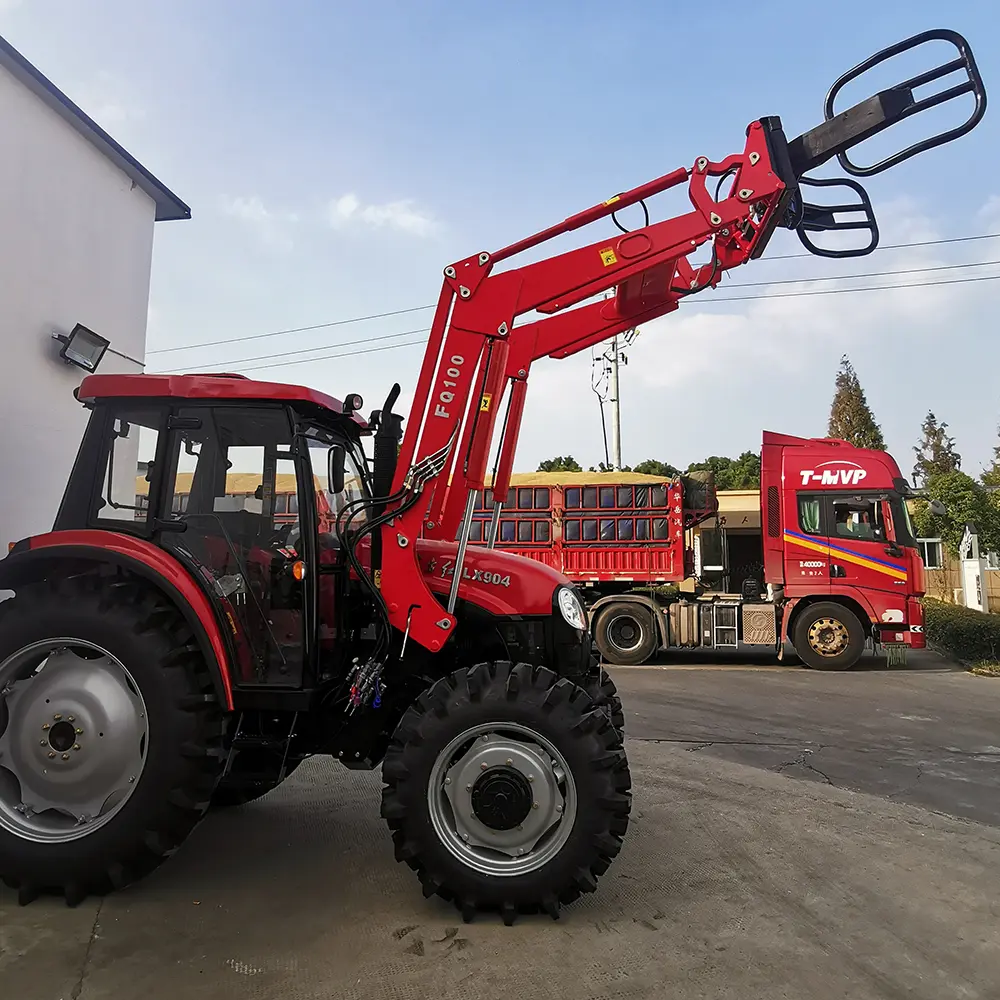 Hydraulic Bale Grab Attachment For Tractor Front Loader