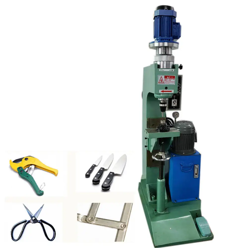 Hydraulic Rotated Head Riveting Machine Hard Solid Rivets Punching Machine SS MS Radial Riveter