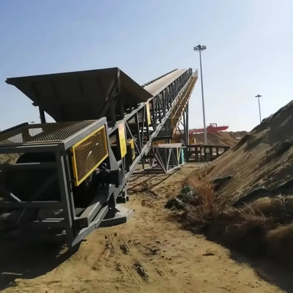 Mining Belt Conveyor For Ore Handling