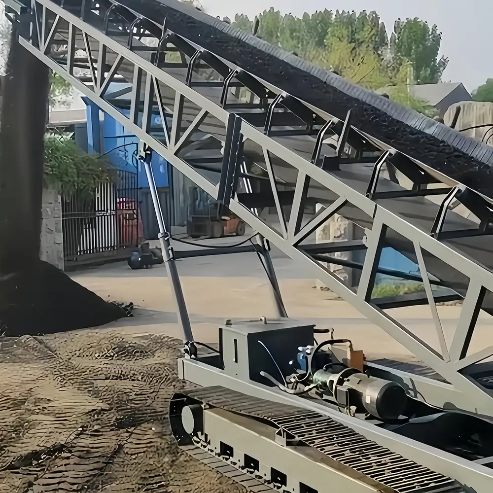 Incline Conveyor For Stone Transport