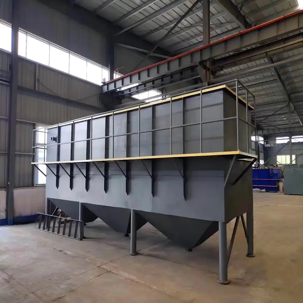 Integrated Inclined Tube Sedimentation and Coagulation Tank for Wastewater Treatment Plant