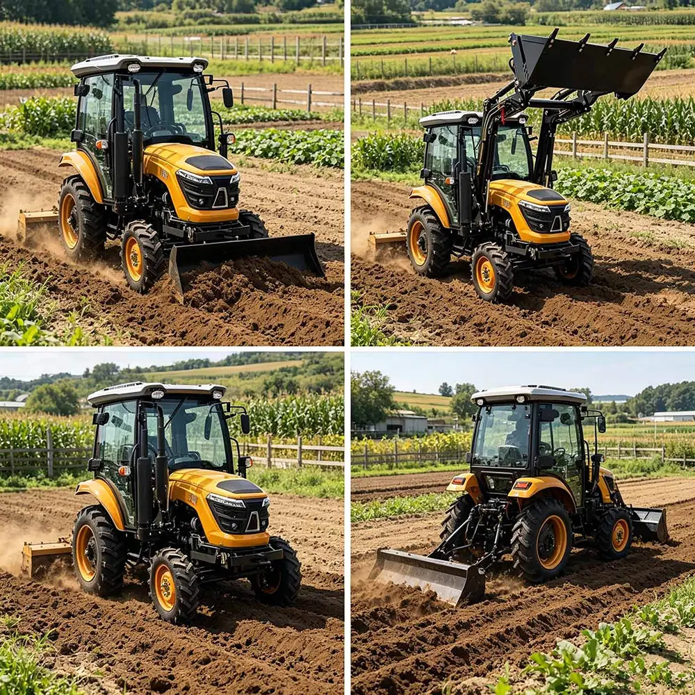 Utility Tractor With Front Loader