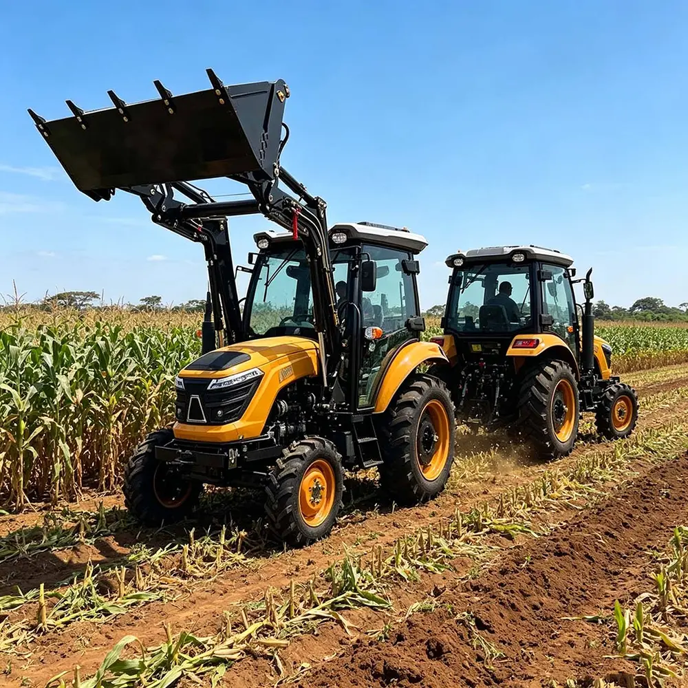 International 504 Utility Tractor with Front Loader