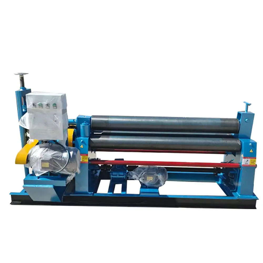 Iron Sheet Bender 3 Roller Metal Sheet Bending Machine Plate Rolling Machine