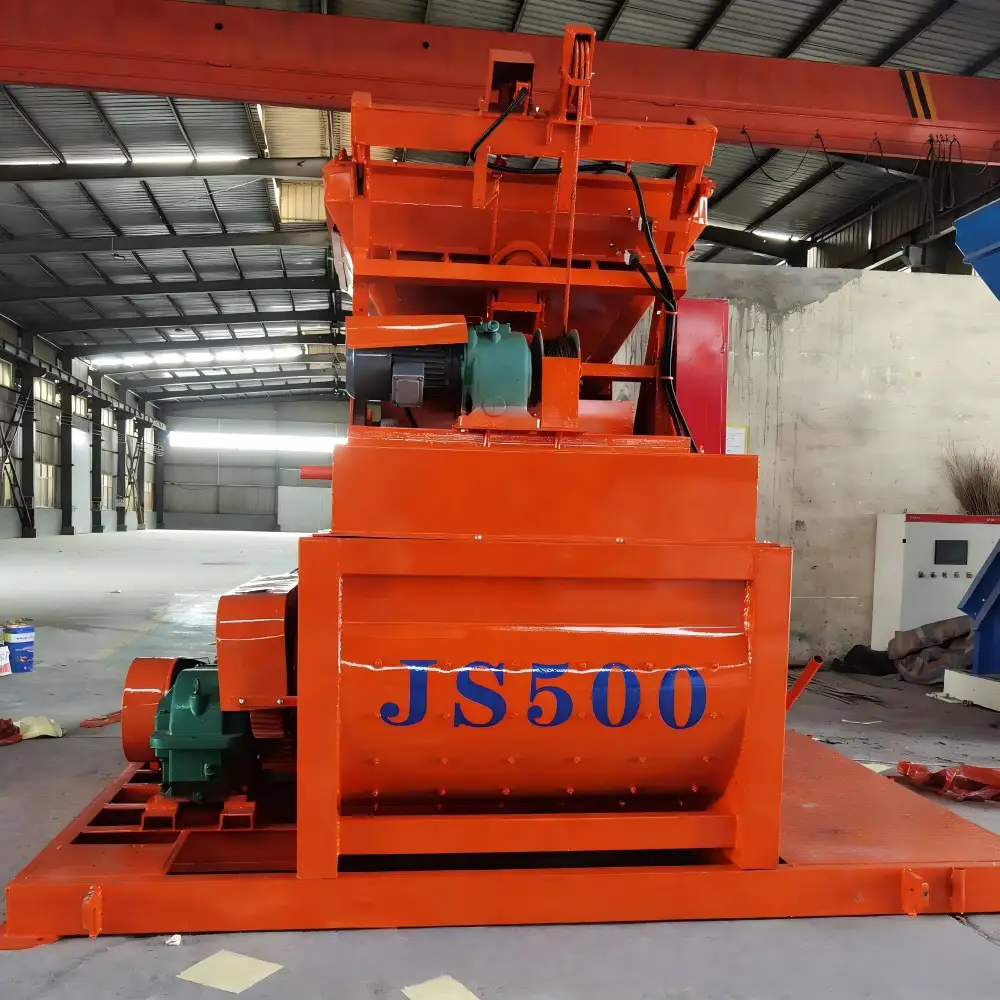 JS Twin Shaft Concrete Mixer