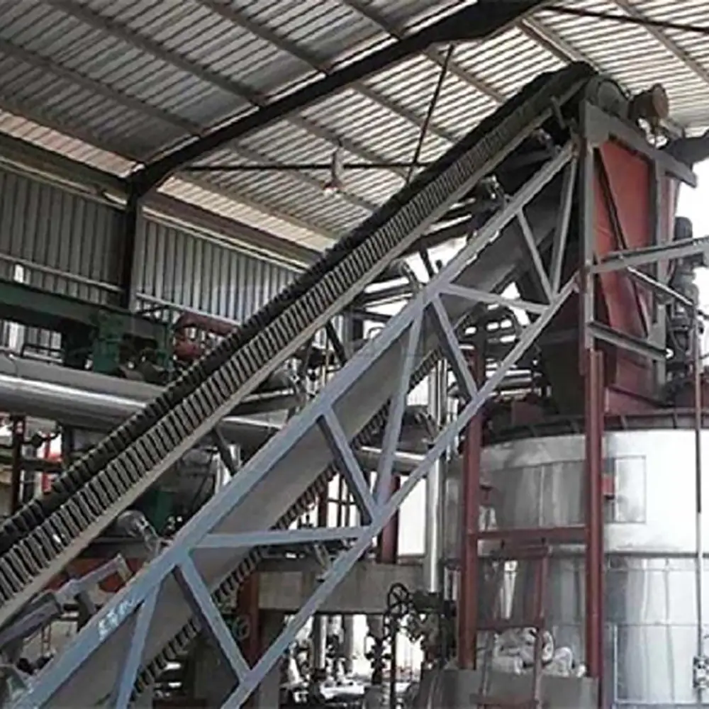 Large Angle Conveyor System for Mining and Quarry Applications