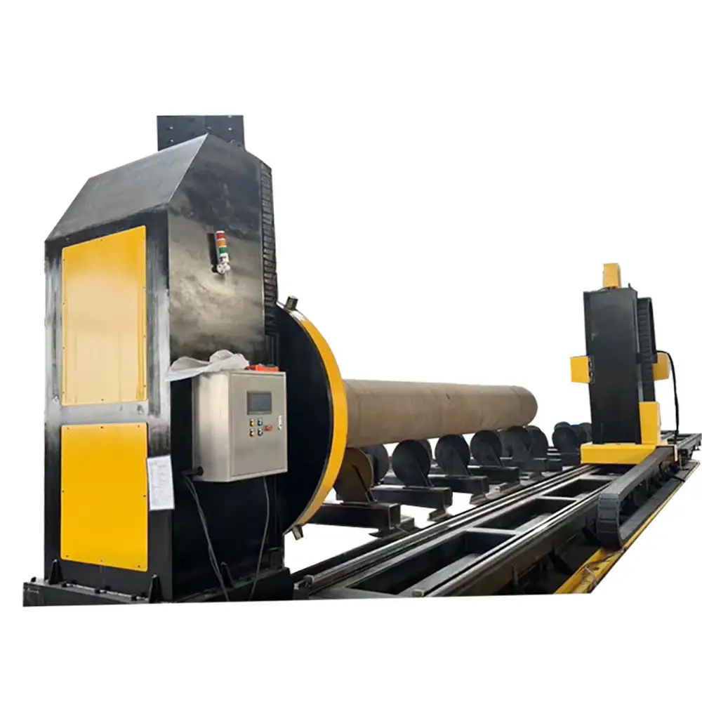 CNC Roller Bed Pipe Cutting Machine