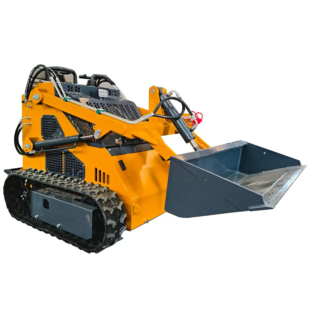 Low Price Mini Skid Steer Multi Functional Skid Sliding Loader Small Shovel Wheel Hydraulic Track Loader