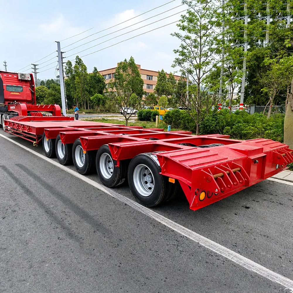 Low Bed Trailer For Heavy Equipment