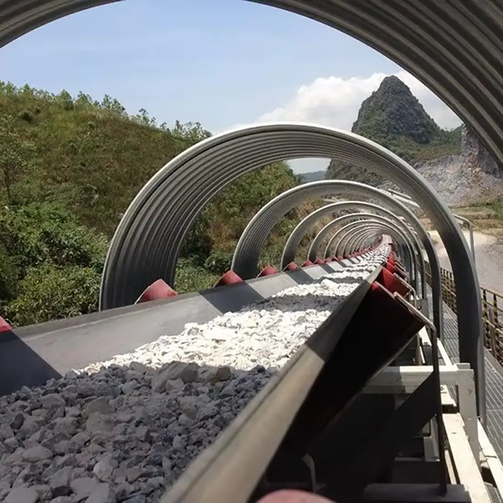 Mine Conveyor Belt, China Mine EP Rubber Conveyor Belt For Mining Industry