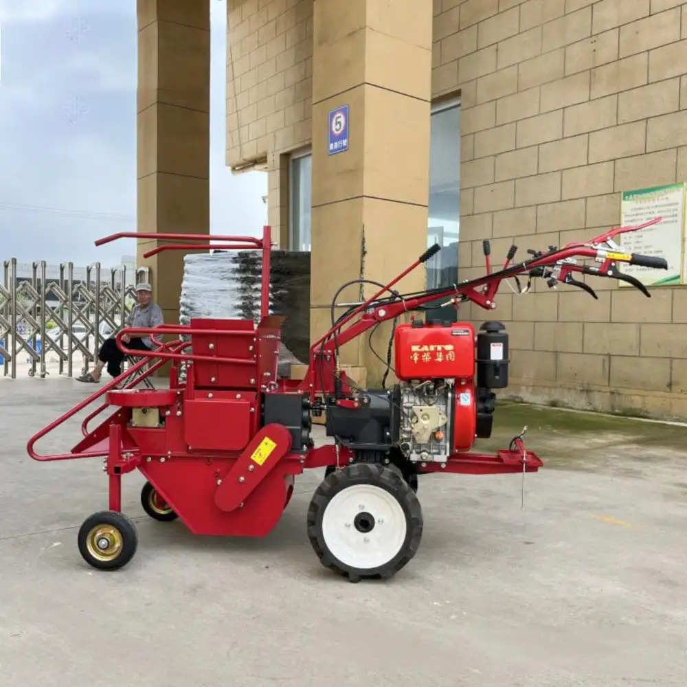 Compact Corn Reaper Machine for Small Farmland
