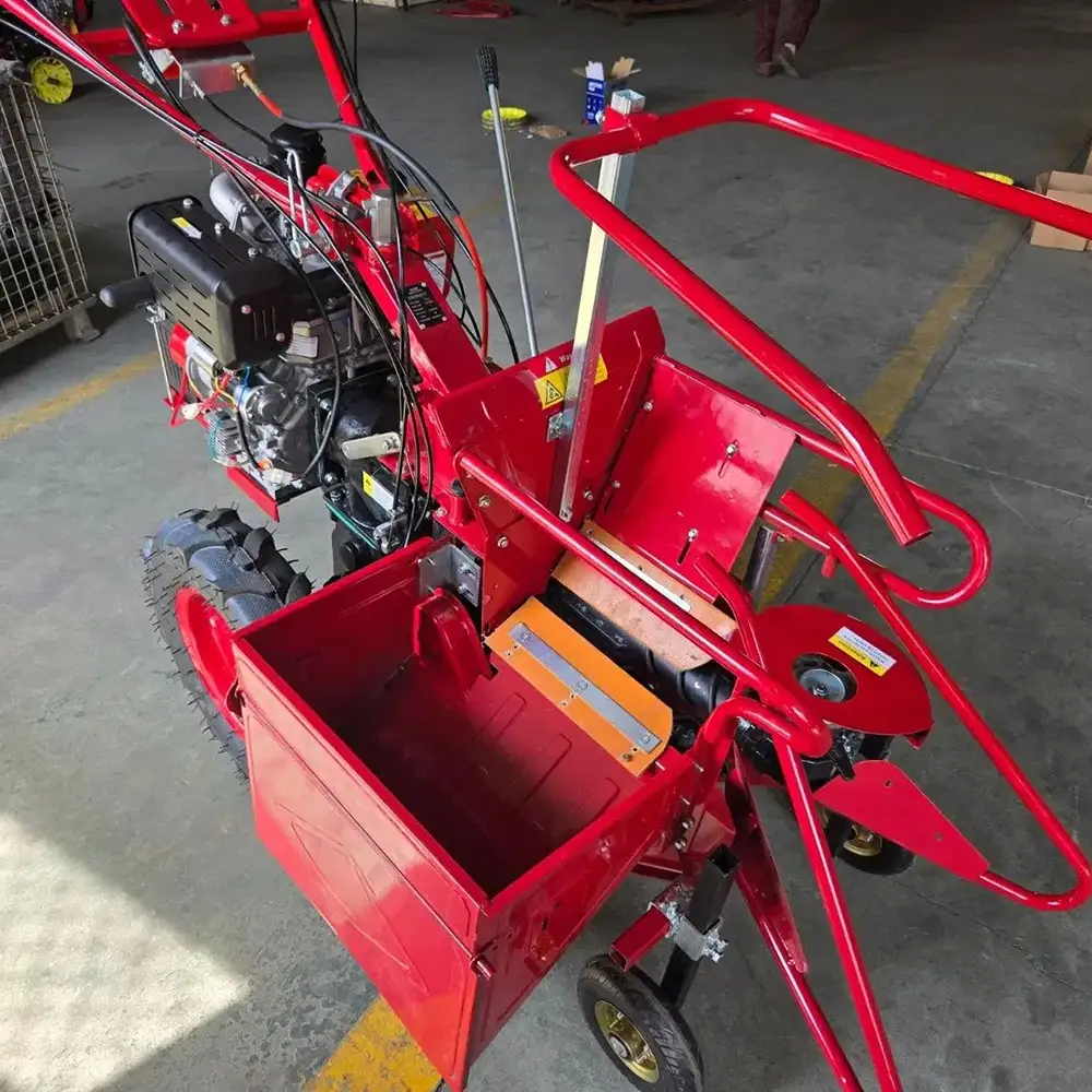 Mini Maize Harvesting Machine, Hand Tractor Corn Harvester