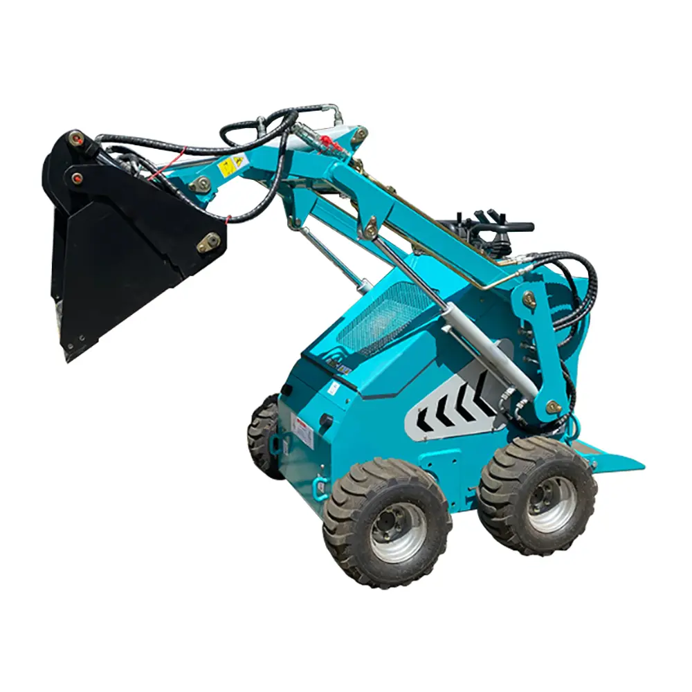 Mini Skid Steer Diesel Loader, Wheel Loader Engine Skid Steer Loader Attachment