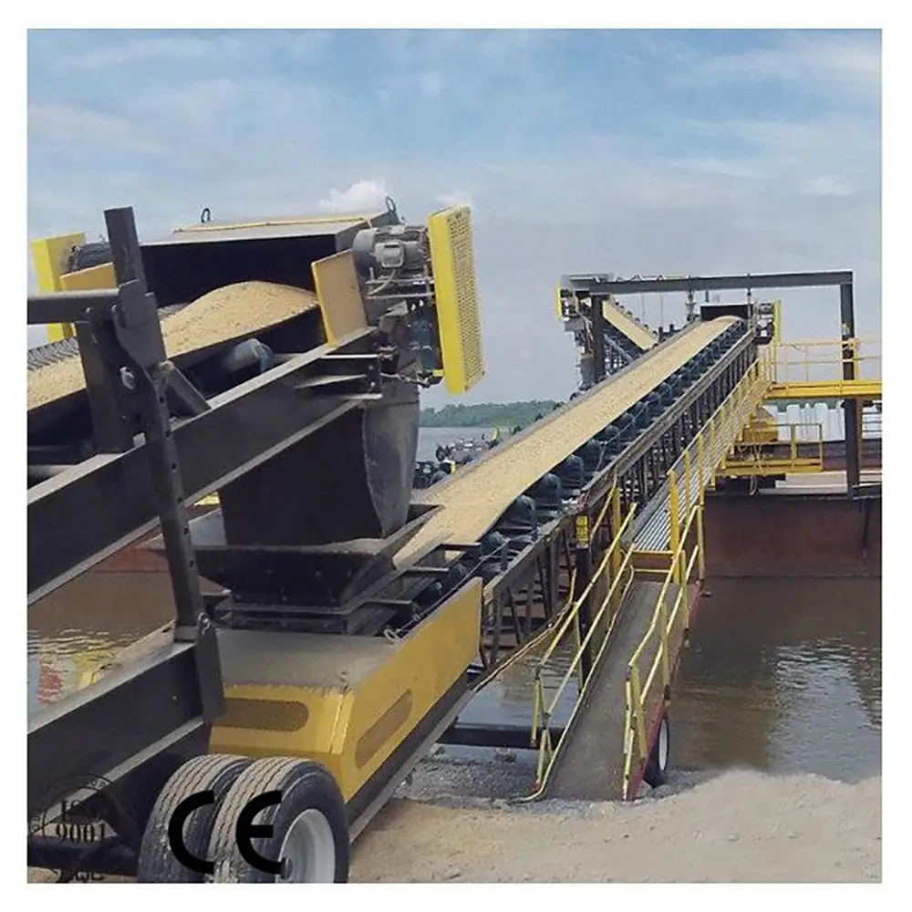 Mobile Conveyor System for Stone Crushing Plant