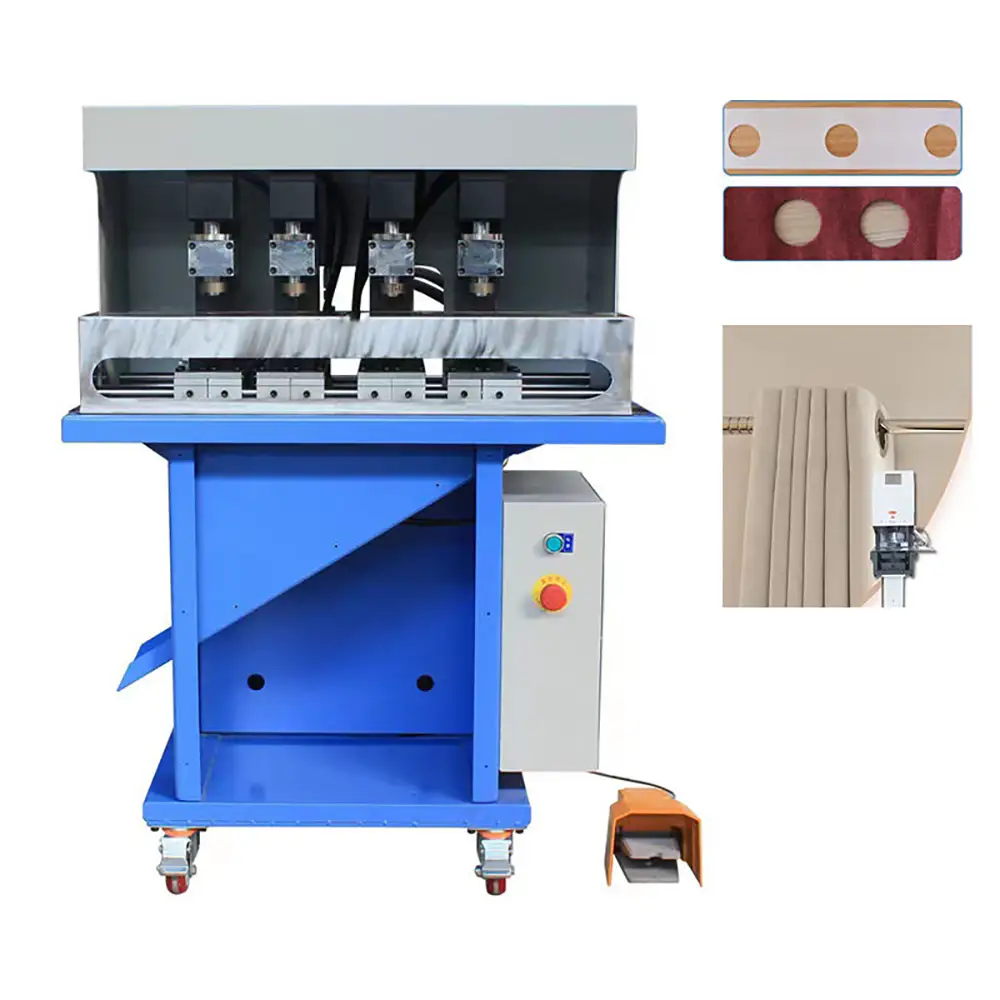 Multi-Function Automatic Hydraulic Curtain Eyelet Punching Machine