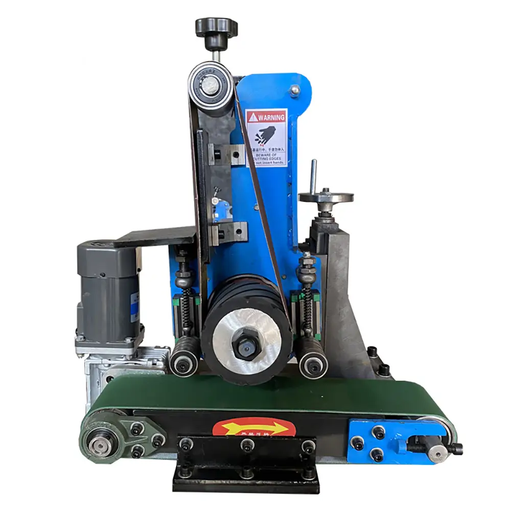 Multifunction Small Steel Flat Sheet Polishing Sanding Machine / Steel Sheet Sander Polishing Grinding Buffing Machine