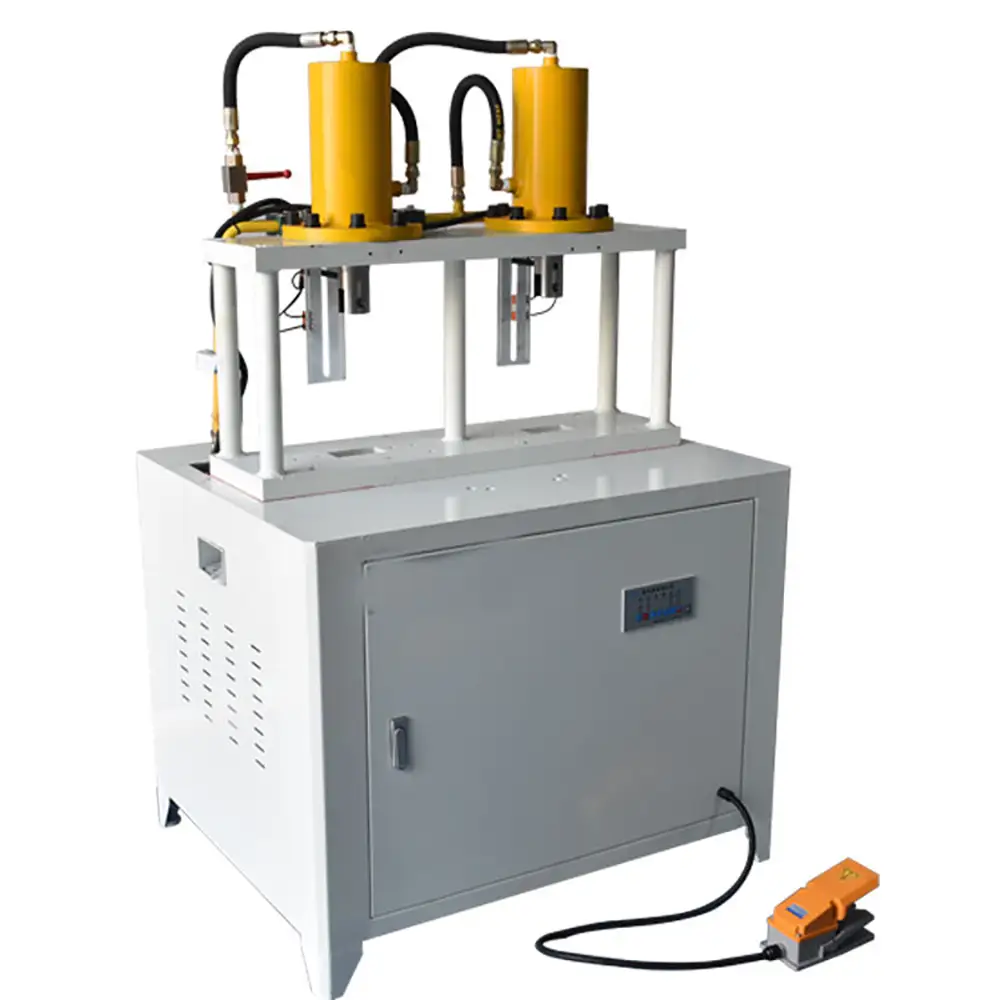 Multifunctional Metal Pipe Flattening and Punching Drill Machine
