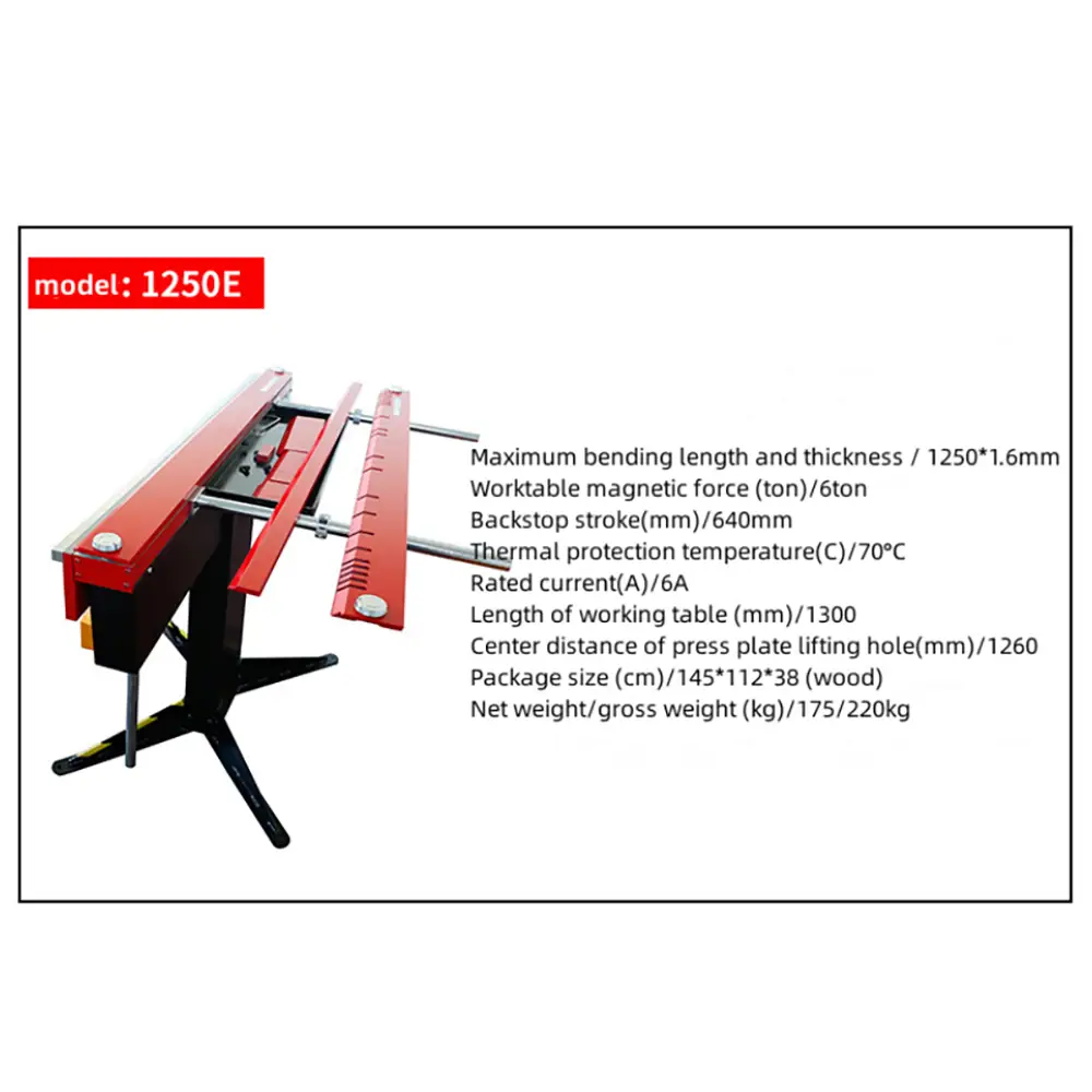 Manual Metal Sheet Folding Machine