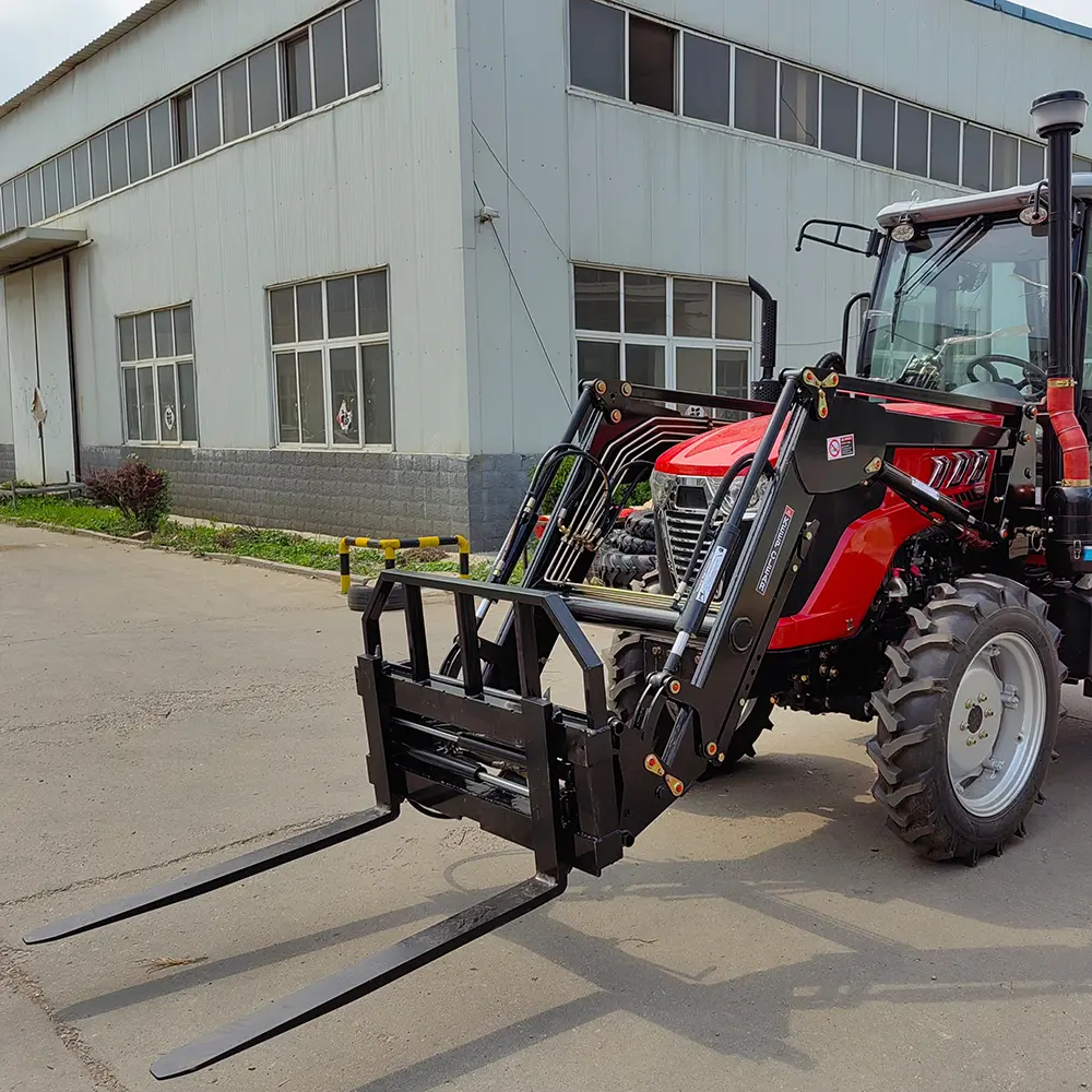 Pallet Fork Attachment For Front End Loader Tractor